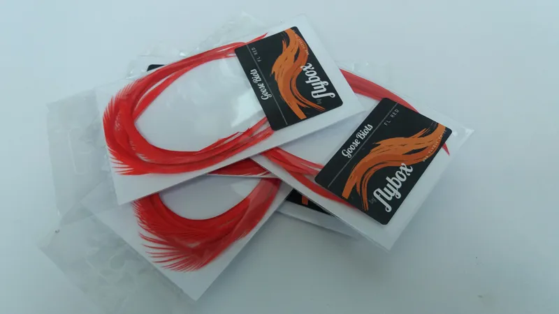 Flybox Goose Biots in Fl.Red